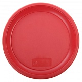 Тарелка десертная ПС красная d=165мм (100/2400) Интропластик