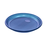 Тарелка десертная ПС синяя d=165мм (100/2400) Интропластик, шт