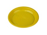 Тарелка десертная ПС желтая d=167мм (1600шт/уп) Диапазон