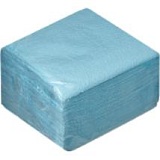 Салфетки бумажные 24х24см голубые "Форест" (100листов/30уп), упак